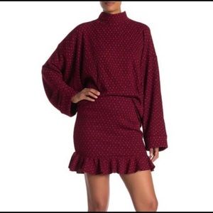 Free People Set the Mood 2-Piece Sweater Skirt Set